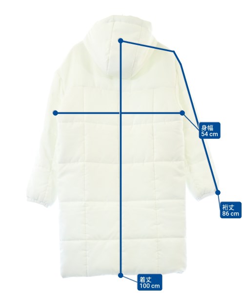 NIKE（ナイキ）ダウンコート 白 サイズ:M レディース/2200619948320