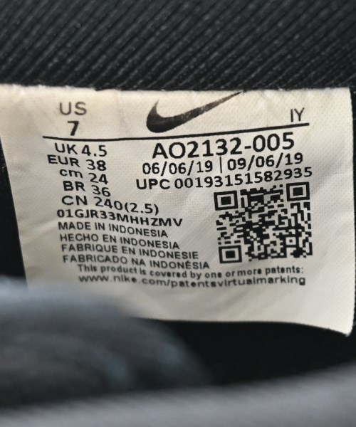 NIKE（ナイキ）スニーカー 黒 サイズ:24cm レディース/2200615193069