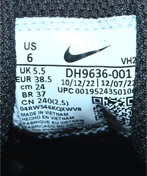 NIKE（ナイキ）スニーカー 黒 サイズ:24cm レディース/2200624560012