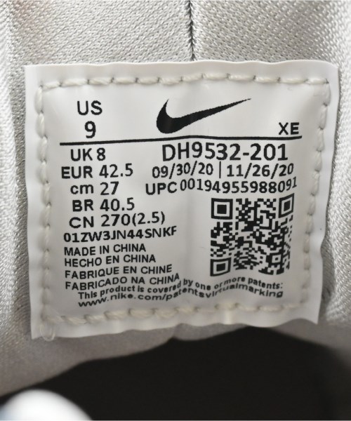 NIKE（ナイキ）スニーカー ベージュ サイズ:27cm メンズ/2200627890017