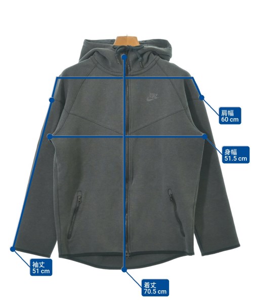 NIKE（ナイキ）パーカー グレー サイズ:L メンズ/2200617697053