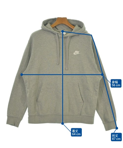 NIKE（ナイキ）パーカー グレー サイズ:L レディース/2200630705025