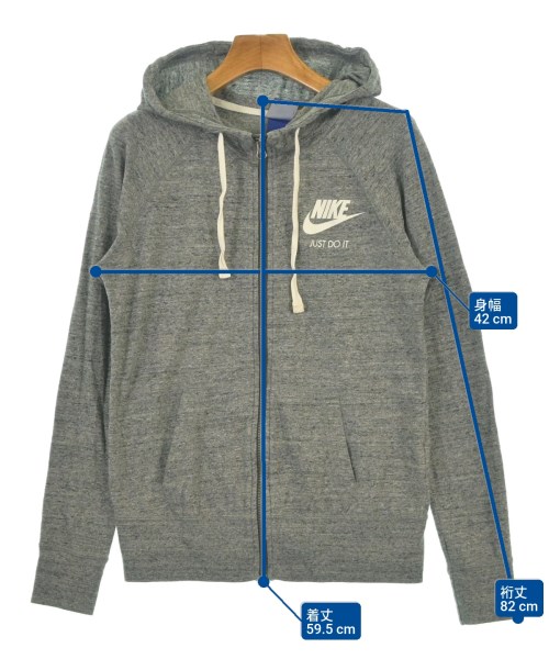 NIKE（ナイキ）パーカー グレー サイズ:M レディース/2200630705063