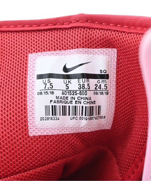 NIKE（ナイキ）スニーカー 赤 サイズ:24.5cm レディース/2200609539095