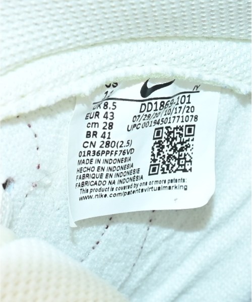 NIKE（ナイキ）スニーカー 白 サイズ:28cm メンズ/2200611172129