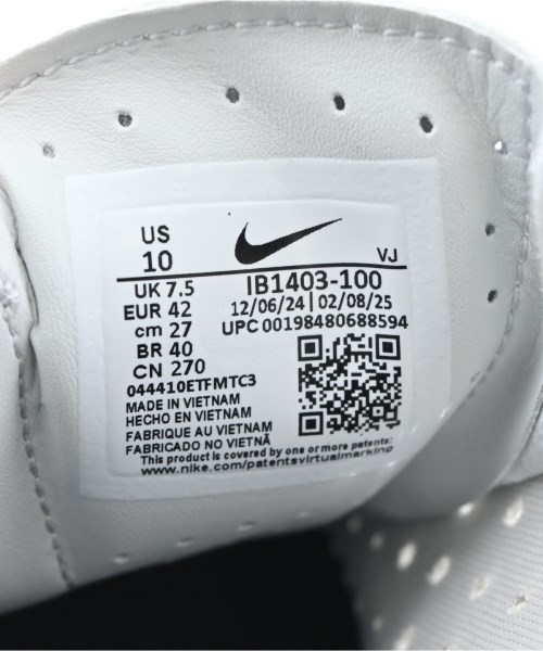 NIKE（ナイキ）スニーカー 白 サイズ:27cm メンズ/2200612062023