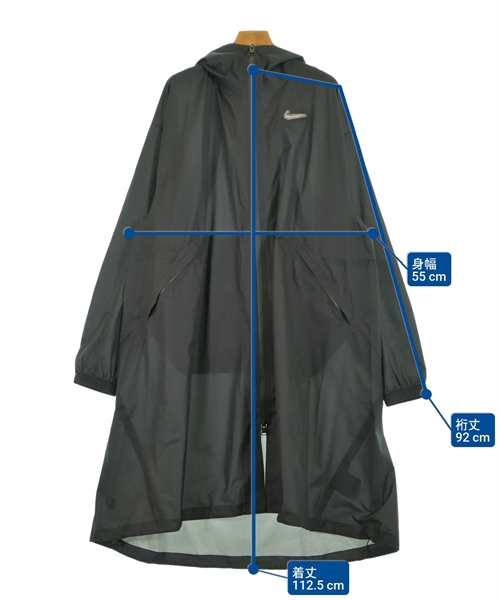 NIKE（ナイキ）コート 黒 サイズ:S レディース/2200607663013