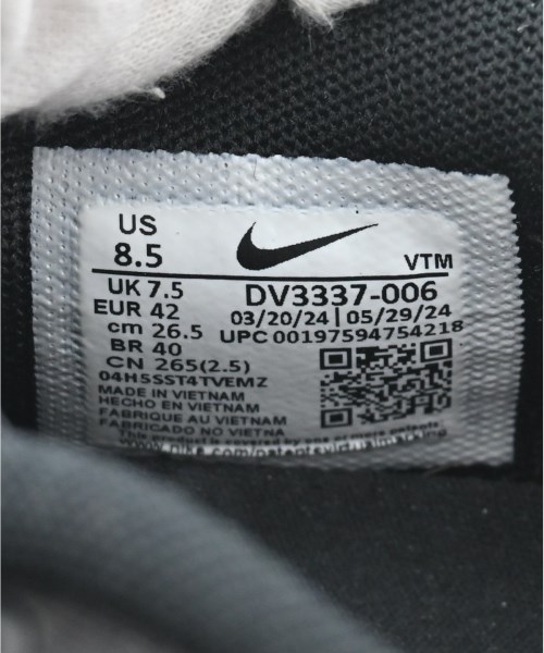 NIKE（ナイキ）スニーカー 黒 サイズ:26.5cm メンズ/2200614104011