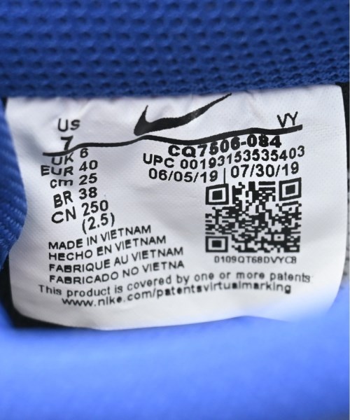 NIKE（ナイキ）スニーカー 黒 サイズ:25cm メンズ/2200609259092