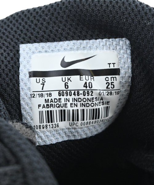 NIKE（ナイキ）スニーカー 黒 サイズ:25cm メンズ/2200613837026