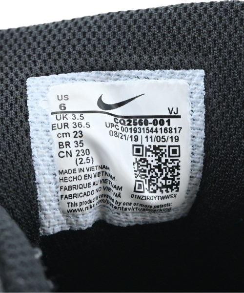 NIKE（ナイキ）スニーカー 黒 サイズ:23cm レディース/2200611542205