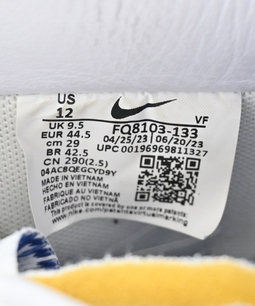 NIKE（ナイキ）スニーカー 白 サイズ:29cm メンズ/2200617030058