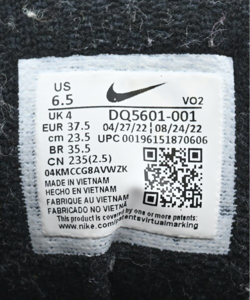 NIKE（ナイキ）スニーカー 黒 サイズ:23.5cm レディース/2200616847039