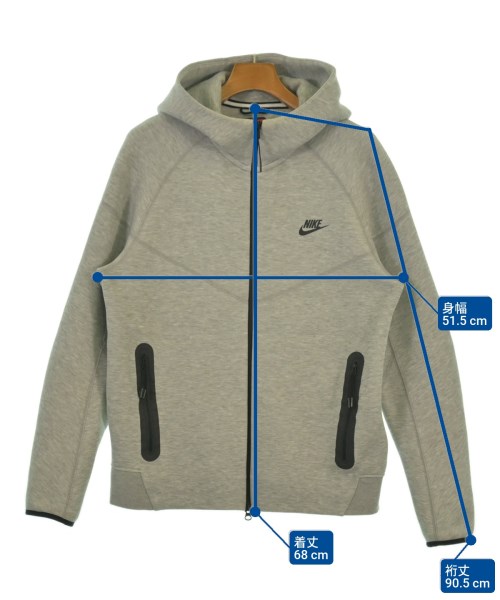 NIKE（ナイキ）パーカー グレー サイズ:L メンズ/2200617539032