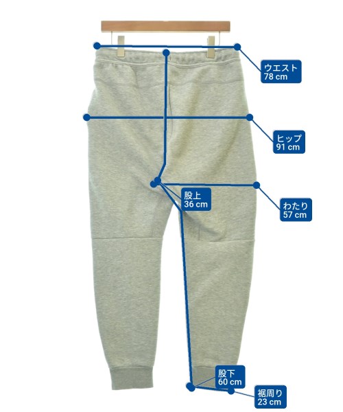NIKE（ナイキ）スウェットパンツ グレー サイズ:L メンズ/2200617539049