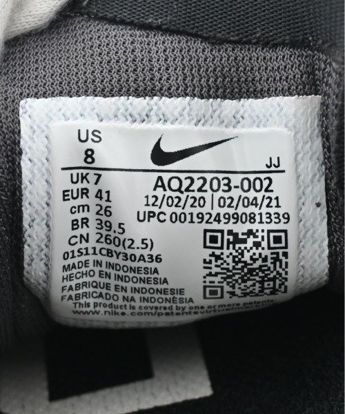 NIKE（ナイキ）スニーカー 黒 サイズ:26cm メンズ/2200614109016