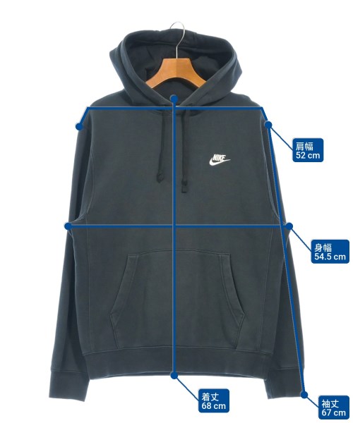 NIKE（ナイキ）パーカー 黒 サイズ:L メンズ/2200617791041