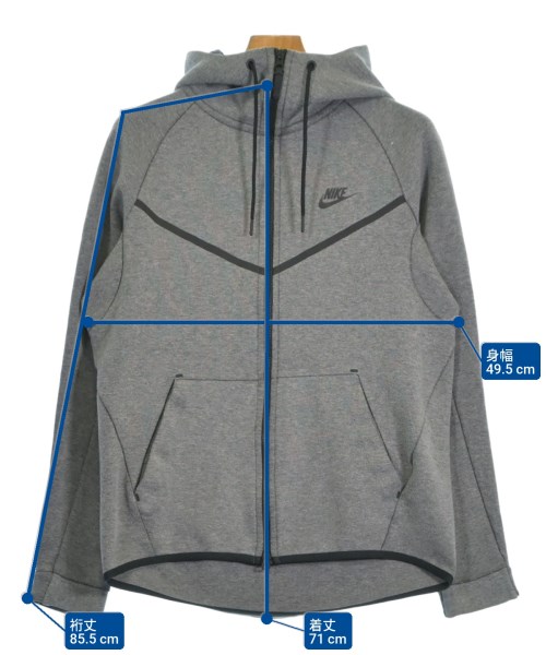 NIKE（ナイキ）パーカー グレー サイズ:M メンズ/2200618409075