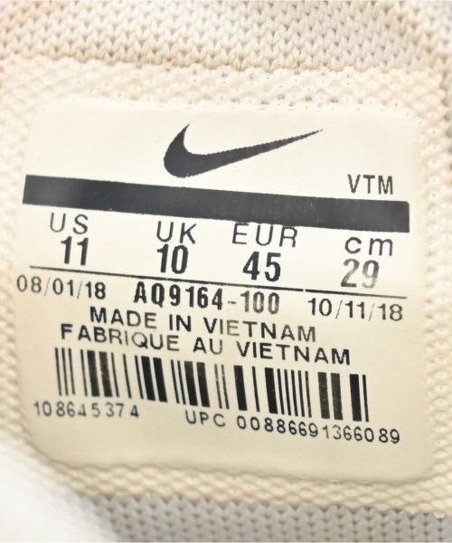 NIKE（ナイキ）スニーカー 白 サイズ:29cm メンズ/2200618545049