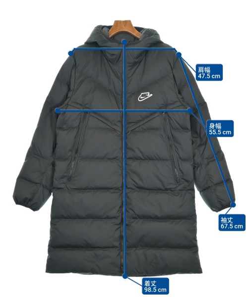 NIKE（ナイキ）ダウンコート 黒 サイズ:M メンズ/2200616175019