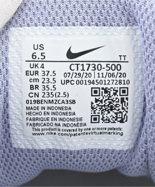 NIKE（ナイキ）スニーカー 紫 サイズ:23.5cm レディース/2200611283016