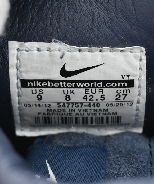 NIKE（ナイキ）スニーカー 紺 サイズ:27cm メンズ/2200610908354