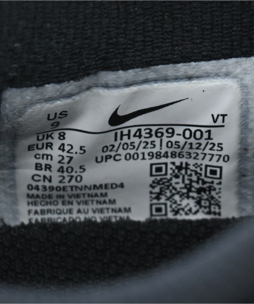 NIKE（ナイキ）スニーカー 黒 サイズ:27cm メンズ/2200618415052