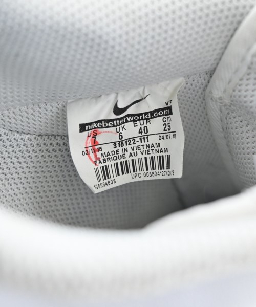 NIKE（ナイキ）スニーカー 白 サイズ:25cm レディース/2200619614645