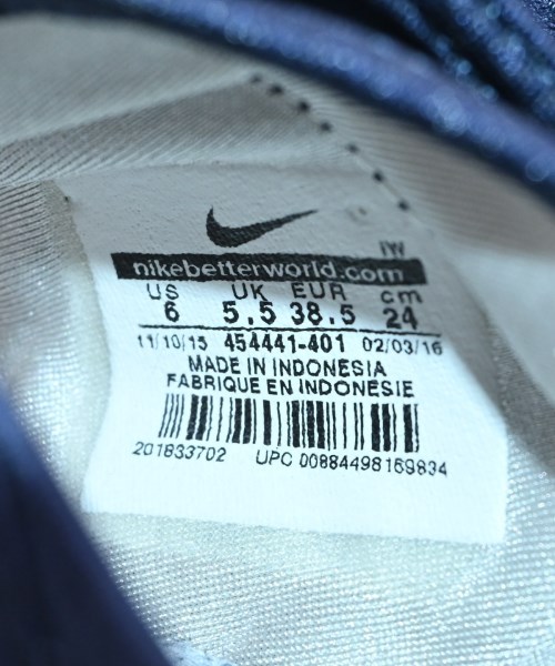NIKE（ナイキ）スニーカー 紺 サイズ:24cm レディース/2200600478058
