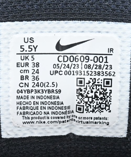 NIKE（ナイキ）スニーカー 黒 サイズ:24cm レディース/2200604087393
