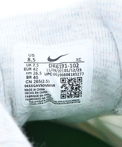 NIKE（ナイキ）スニーカー 白 サイズ:26.5cm メンズ/2200599152069