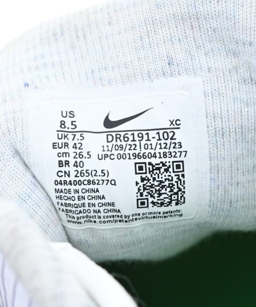 NIKE（ナイキ）スニーカー 白 サイズ:26.5cm メンズ/2200599152076