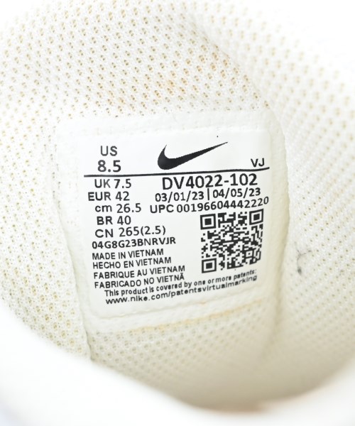 NIKE（ナイキ）スニーカー 白 サイズ:26.5cm メンズ/2200599152106