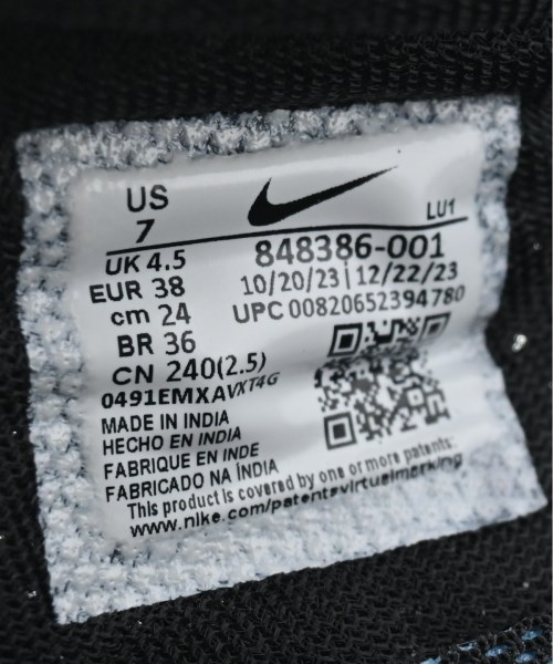 NIKE（ナイキ）スニーカー 黒 サイズ:24cm レディース/2200603400049