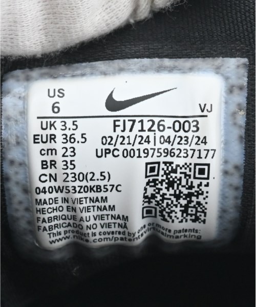NIKE（ナイキ）スニーカー 黒 サイズ:23cm レディース/2200608749013