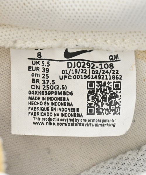 NIKE（ナイキ）スニーカー 白 サイズ:25cm レディース/2200568005358