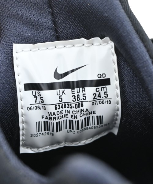 NIKE（ナイキ）スニーカー 黒 サイズ:24.5cm レディース/2200668319065