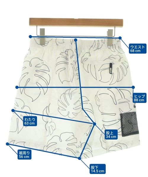 NIKE（ナイキ）ショートパンツ 白 サイズ:L メンズ/2200673938114