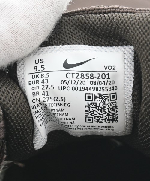 NIKE（ナイキ）スニーカー 茶 サイズ:27.5cm メンズ/2200663066100