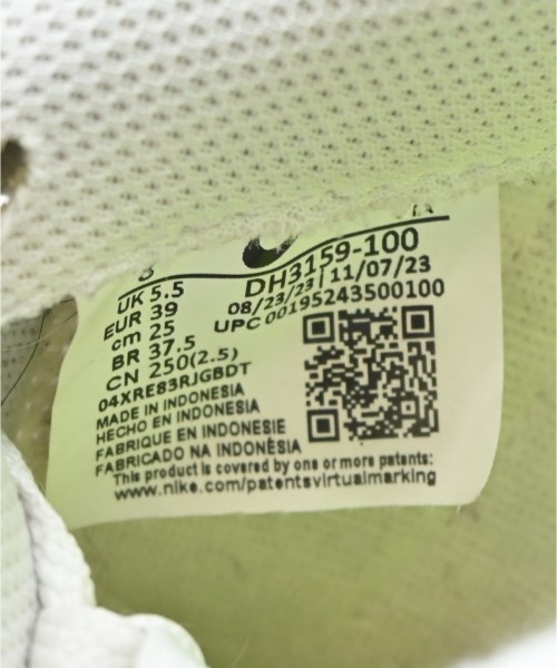 NIKE（ナイキ）スニーカー 白 サイズ:25cm レディース/2200673349057