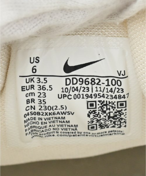 NIKE（ナイキ）スニーカー 白 サイズ:23cm レディース/2200666662071