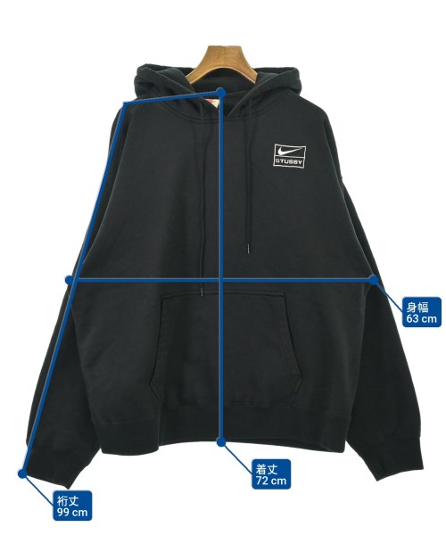 STUSSY（ステューシー）パーカー 黒 サイズ:L メンズ/2200673619044