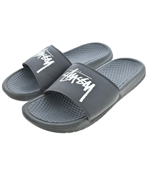 STUSSY(ステューシー)サンダル 黒 サイズ:27cm/2200673619075