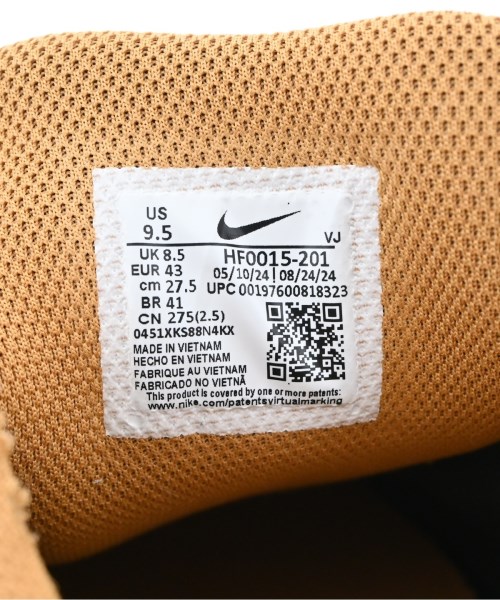 NIKE（ナイキ）スニーカー 茶 サイズ:27.5cm メンズ/2200678208038