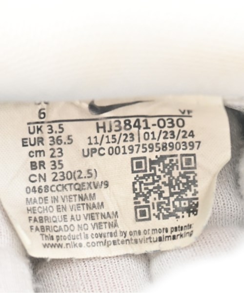 NIKE（ナイキ）スニーカー 白 サイズ:23cm レディース/2200678630075