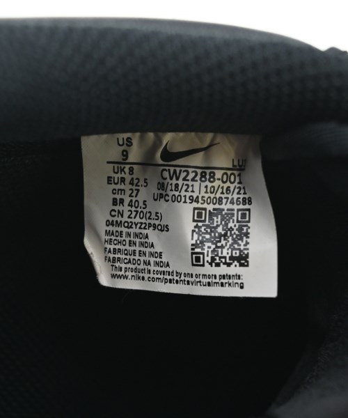 NIKE（ナイキ）スニーカー 黒 サイズ:27cm メンズ/2200670321100