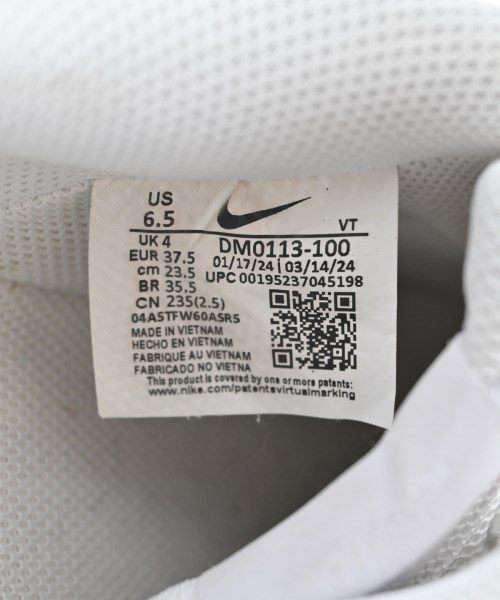 NIKE（ナイキ）スニーカー 白 サイズ:23.5cm レディース/2200679209058