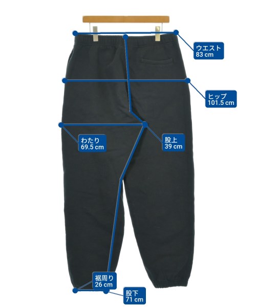 STUSSY（ステューシー）スウェットパンツ 黒 サイズ:M メンズ/2200677051031
