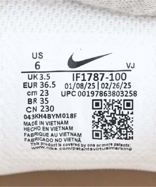 NIKE（ナイキ）スニーカー 白 サイズ:23cm レディース/2200674897052