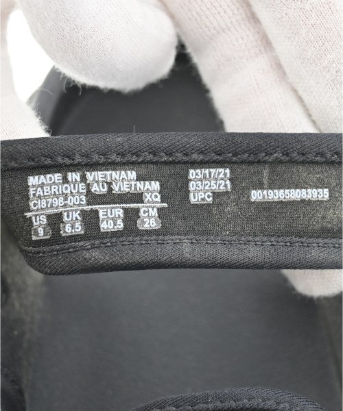 NIKE（ナイキ）サンダル 黒 サイズ:26cm メンズ/2200689561269